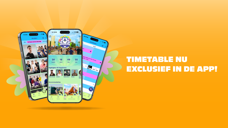 Timetable nu exclusief in app! Timetable nu exclusief in app!