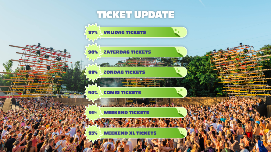 Allerlaatste tickets nu beschikbaar! Allerlaatste tickets nu beschikbaar!